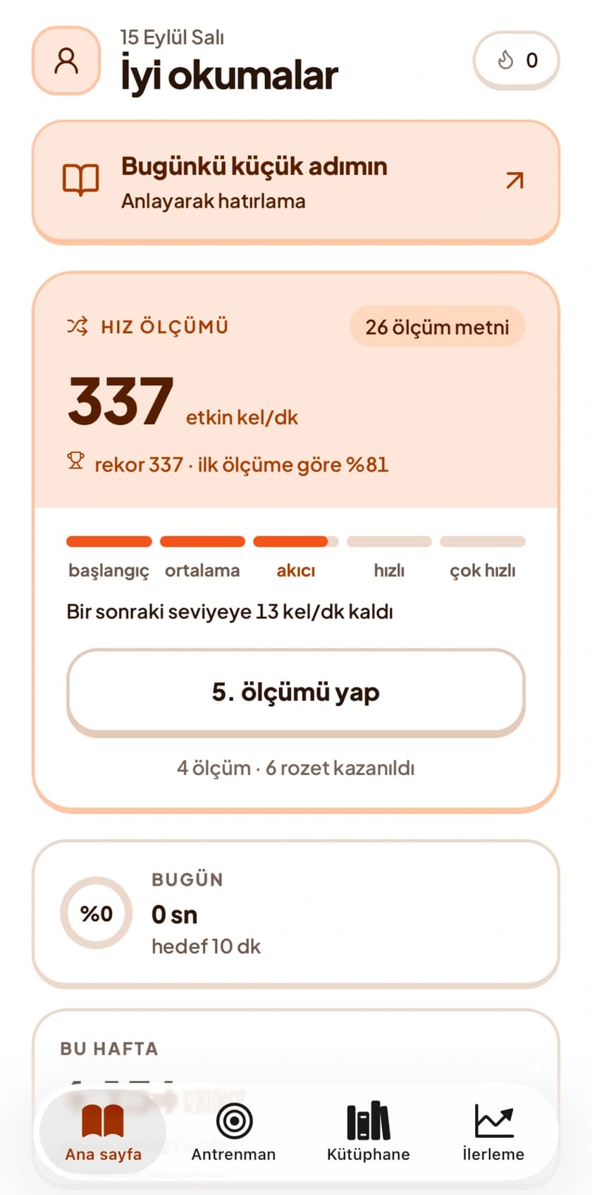 See your reading progress