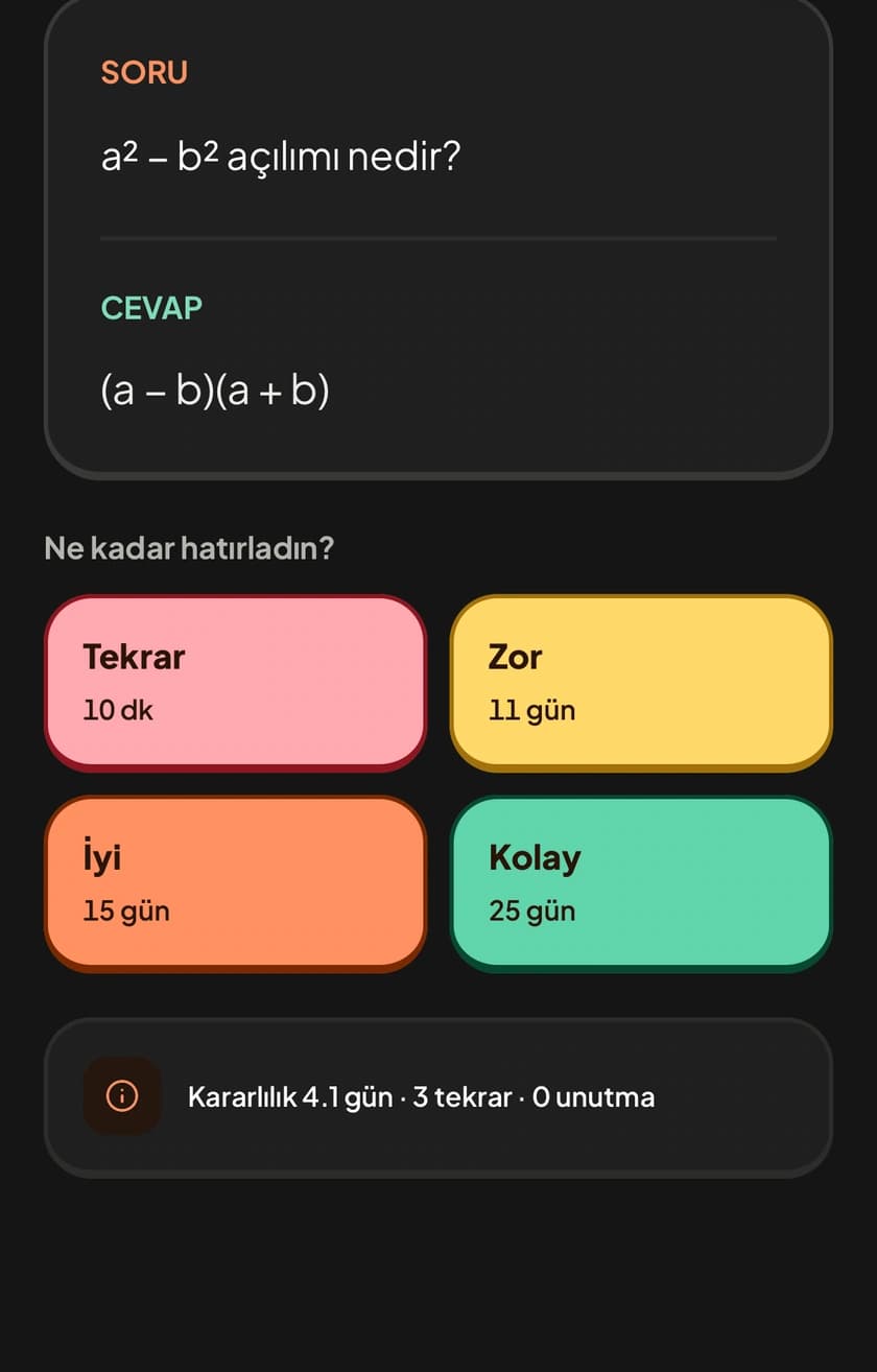Practise remembering